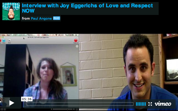 Interview with Joy Eggerichs of Love and Respect NOW