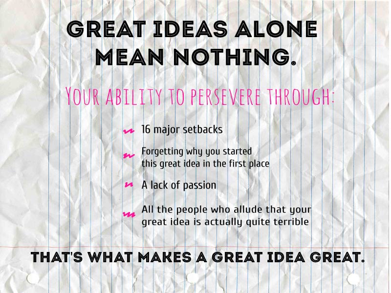 The Secret to Having a Great Idea