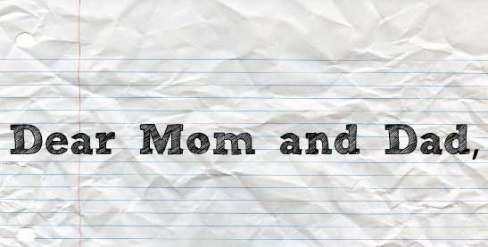 Dear Mom & Dad: A Letter From Your 20-Something