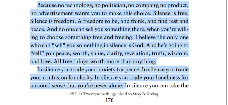 Important-of-silence---25-Lies-Twentysomething-Need-to-Stop-Believing